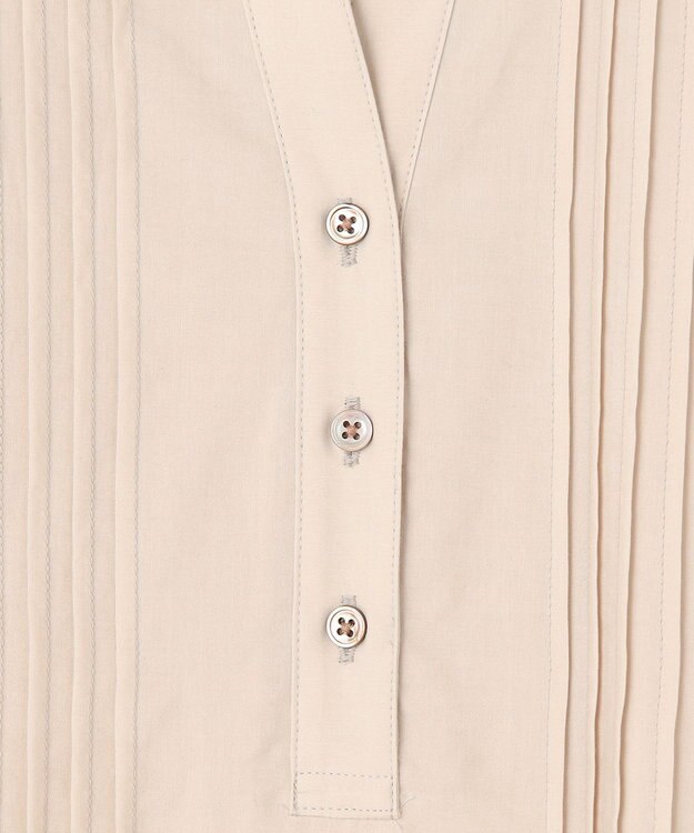 J.PRESS LADIES S 【洗える】 セルロース刺繍 ブラウス ベージュ系