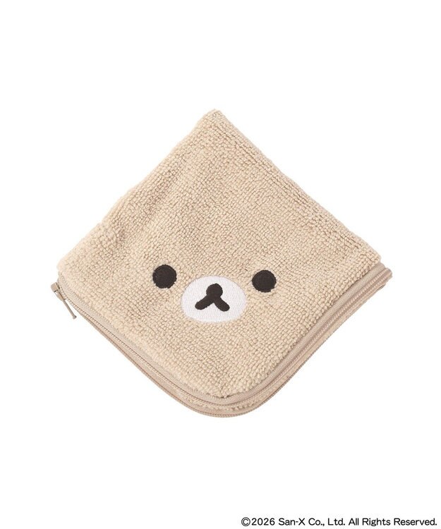 earth music&ecology 【予約】リラックマ×earth 2wayジップハンカチ A