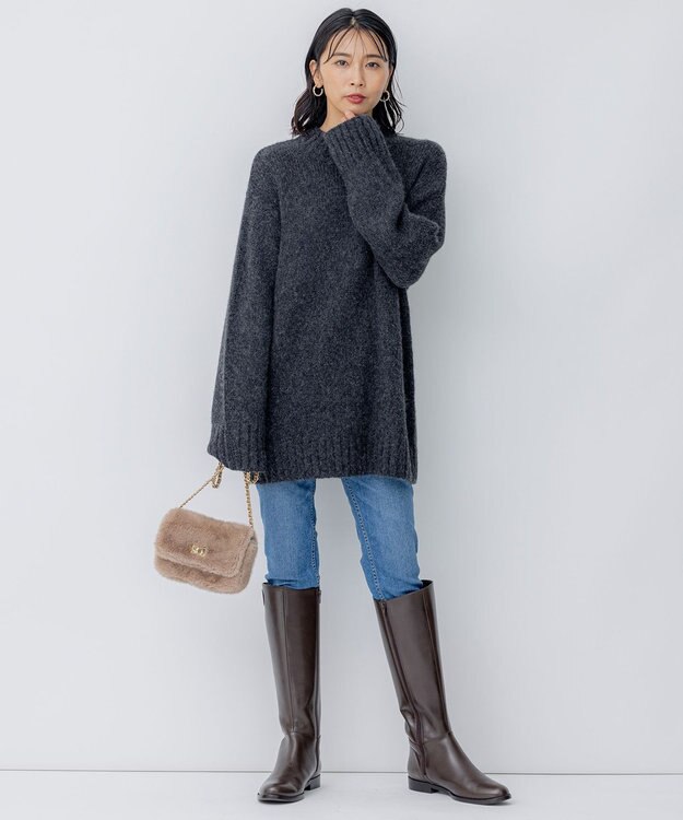 23区 【洗える】23区DENIM スキニー パンツ ウォッシュドブルー系