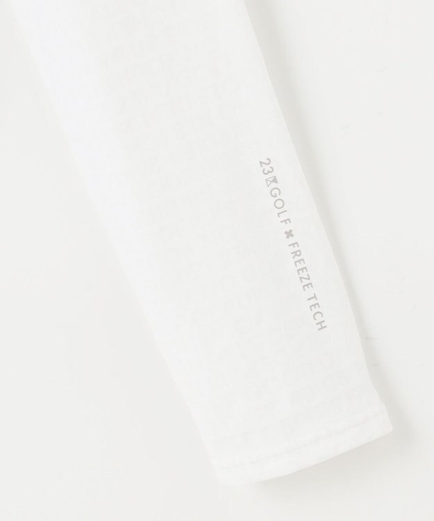 23区GOLF 【MEN】氷撃シリーズ【接触冷感/防臭/UVケア/吸水速乾】Vネック インナー ホワイト系