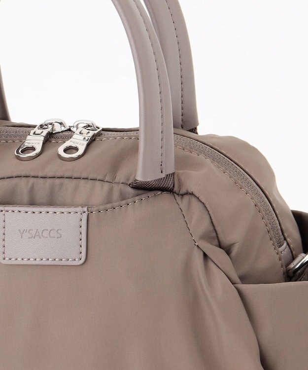 Y'SACCS 【ナイロンタフタ】トラベル2WAYミニボストン ベージュ系その他
