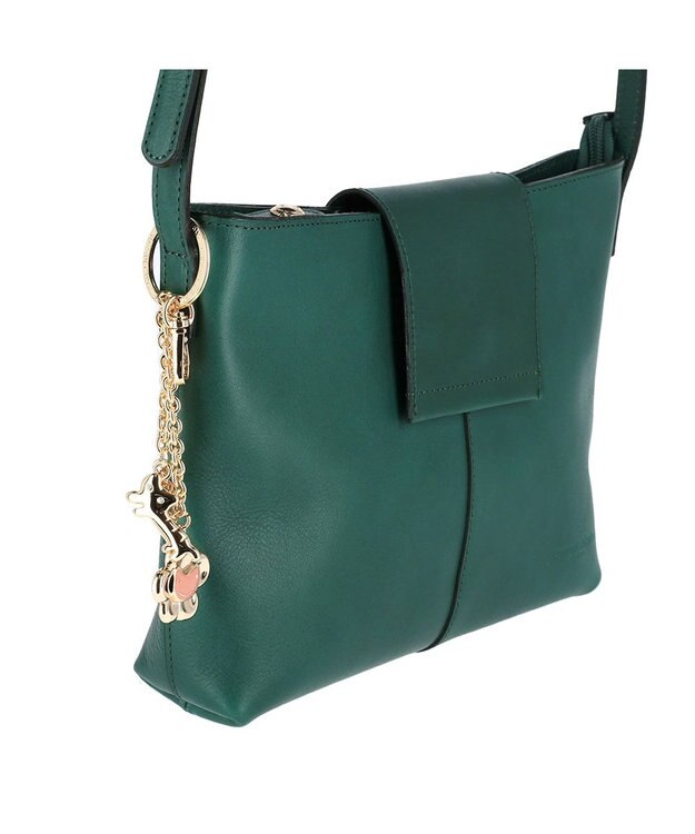 tsumori chisato CARRY キーホルダー バッグチャーム 便利なナス管金具付き 【可愛い猫モチーフ】 ゴールド