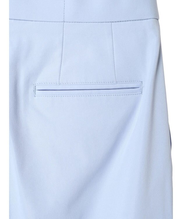 Green Parks きれいシルエットパンツ（ワイドストレート） Sax