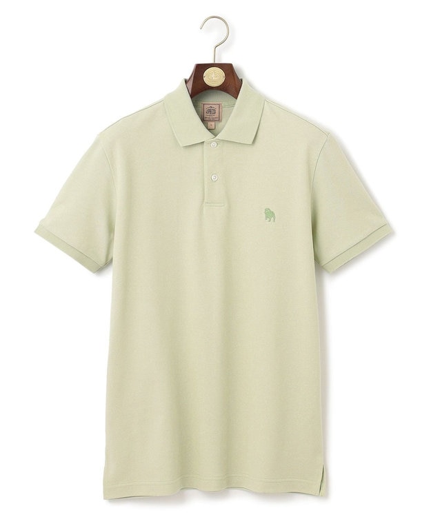 J.PRESS MEN 【大人気】アメリカンコットン鹿の子 バックブルポロシャツ ライトグリーン系