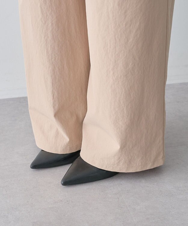 Green Parks ツータックイージーパンツ Beige