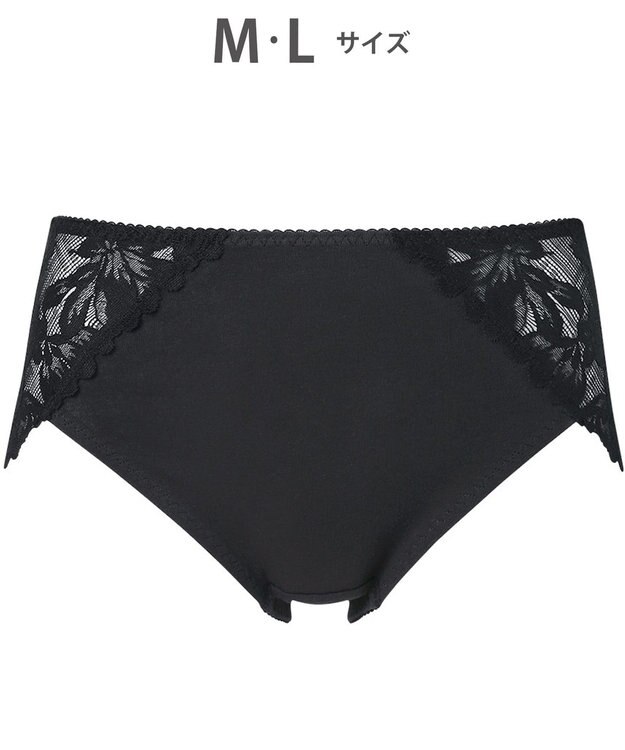 WACOAL ショーツ 【すそピタショーツ】 動いても裾がズレ上がりにくい 綿混(本体) はきこみ丈ふつう レディース PPD265 /ワコール ブラック