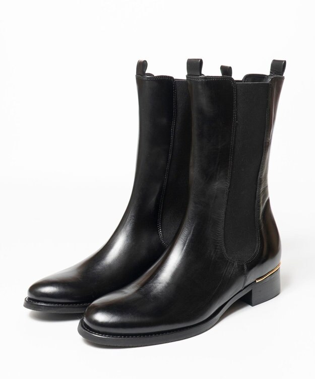 BONTRE 【LucaGrossi/ルカグロッシ】サイドゴアミドルブーツ ブラック