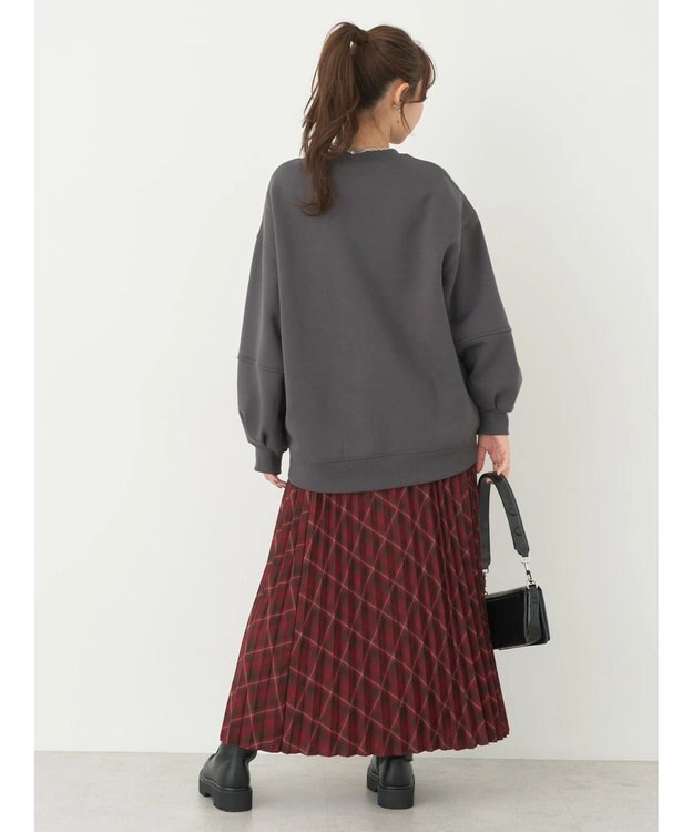 earth music&ecology Ｂｅｋｉｒ裏起毛スウェット Charcoal Gray