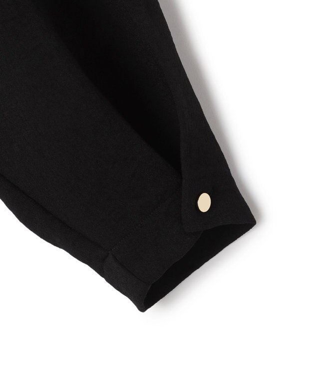 BEIGE， BROOM / スウェット風ライトフォルムプルオーバー Black