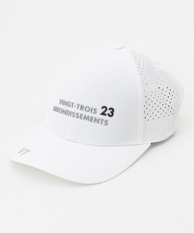 23区GOLF 【MEN】パンチングキャップ ホワイト系