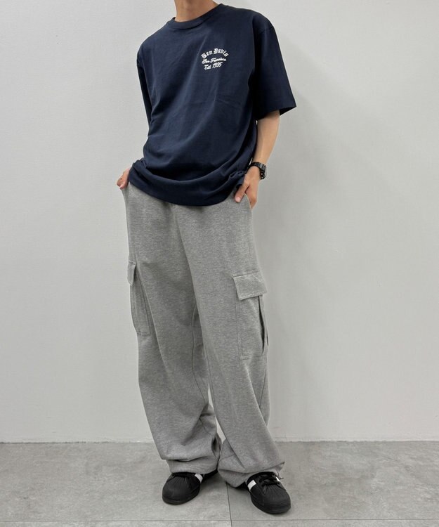 WEGO LOWRDE　EMB　TEE ネイビー
