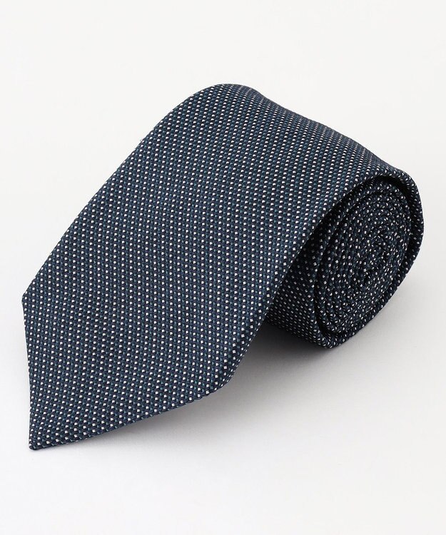 J.PRESS MEN 【J.PRESS SPUN SILK COLLECTION】ドット ネクタイ ピーコックグリーン系