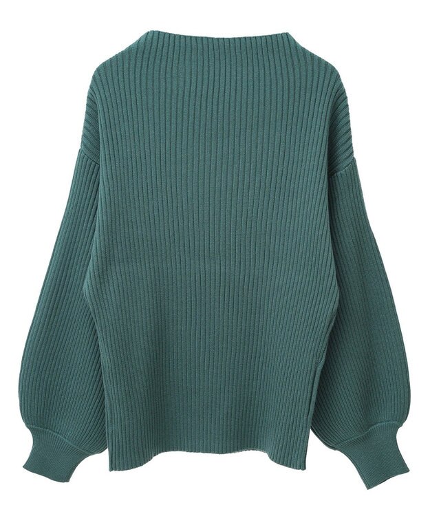 Green Parks ・ｓｗｉｎｇ　ｂｙ　ボトルネックカラーニット Green