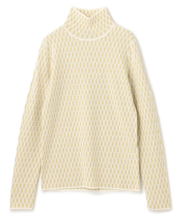 JOSEPH ファインアルコーブジャガード　ニット Pale Olive/Ivory