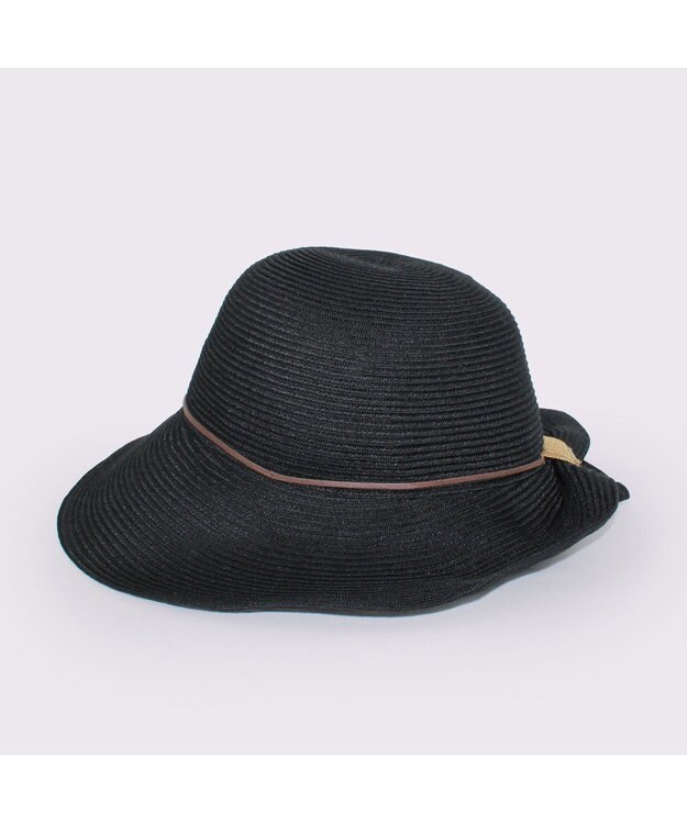 ATRENA WASH SIDE RIBBON HAT ブラック