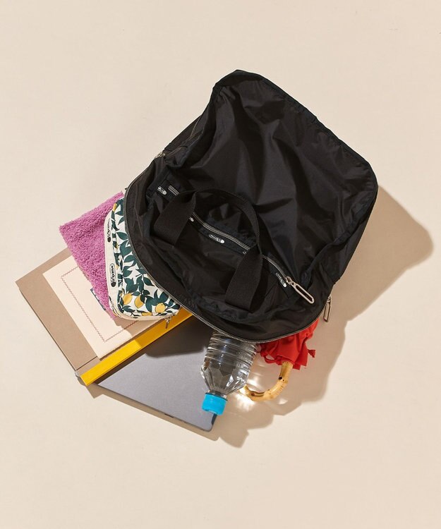 LeSportsac MED URBAN BACKPACK/ブラックC ブラックC