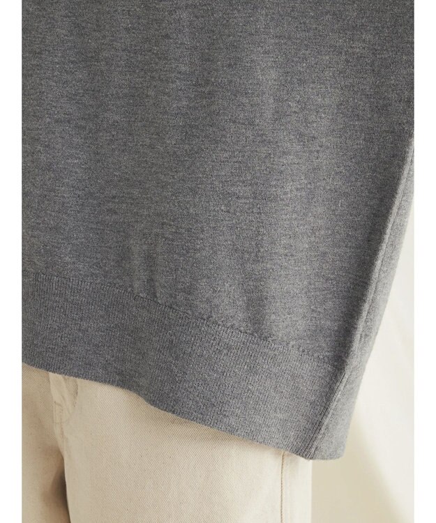 CRAFT STANDARD BOUTIQUE とてもちクルーネックニットプルオーバー Gray Mixture