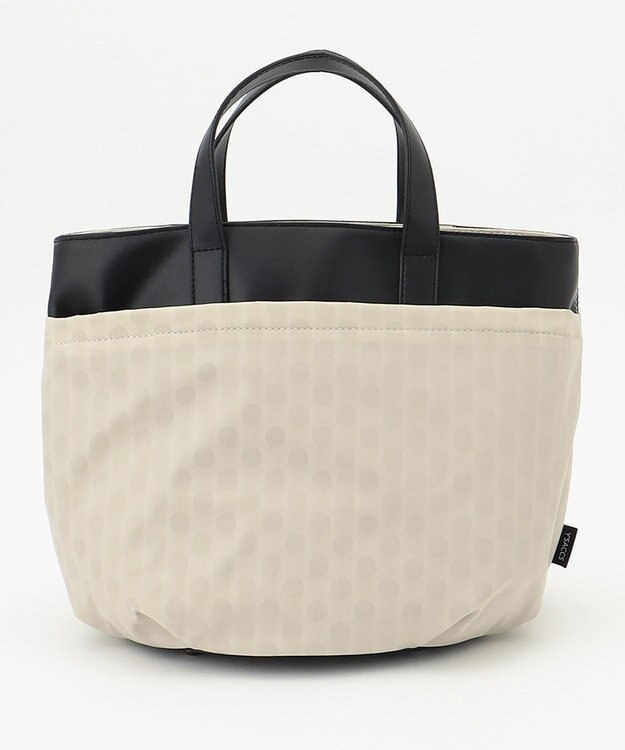 Y'SACCS Polka Dots　タックラウンド2WAYミドルトート アイボリー