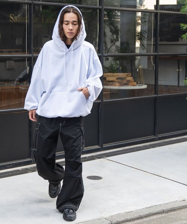 WEGO スーパーBIGバルーンパーカー ホワイト