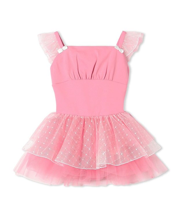 Chacott スカート付レオタード ピンク