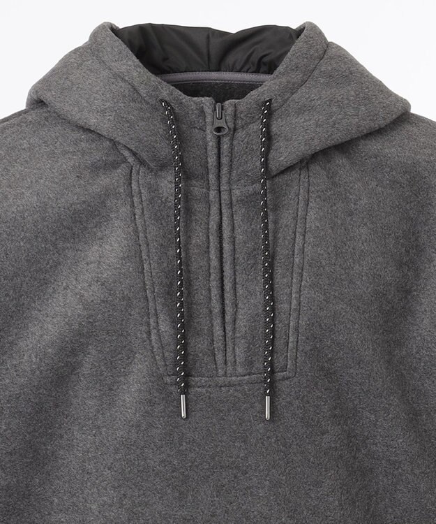 J.PRESS YORK STREET 【UNISEX】フリース パーカー グレー系