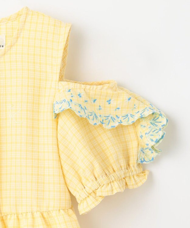 組曲 KIDS 【110-140㎝】ジュエルシー ワンピース イエロー系