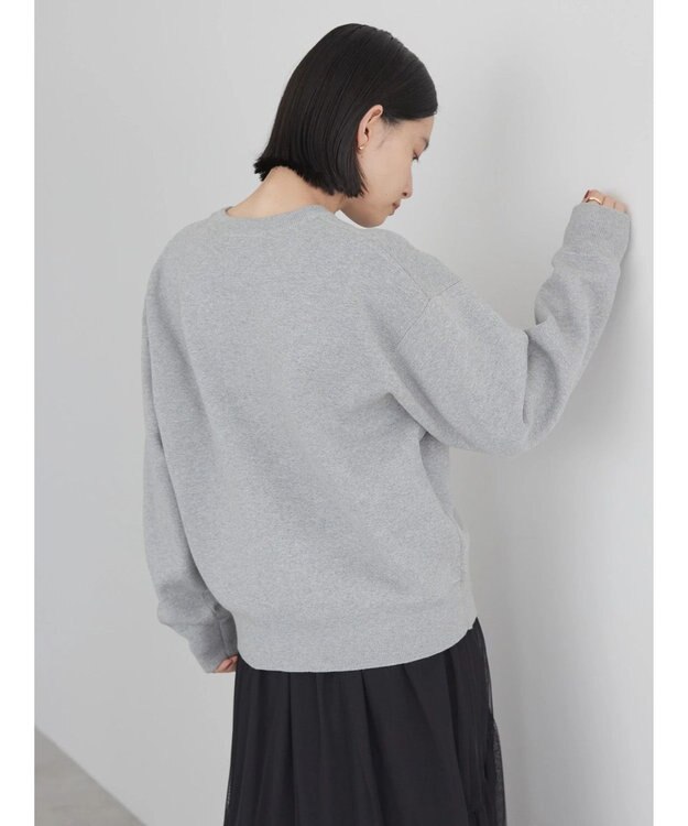 AMERICAN HOLIC サガラ刺繍ミラノリブニットプルオーバー Light Gray Mixture
