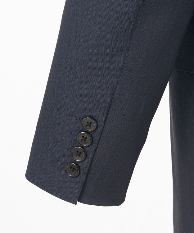 J.PRESS MEN 【ESSENTIAL CLOTHING】インディゴルック マイクロヘリンボーン スーツ ダルブルー系1