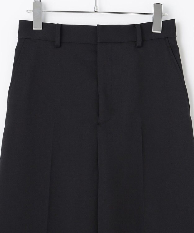 #Newans 【ANSWER for アクセサリーLOVER】ロングスリットワイドパンツ ブラック系