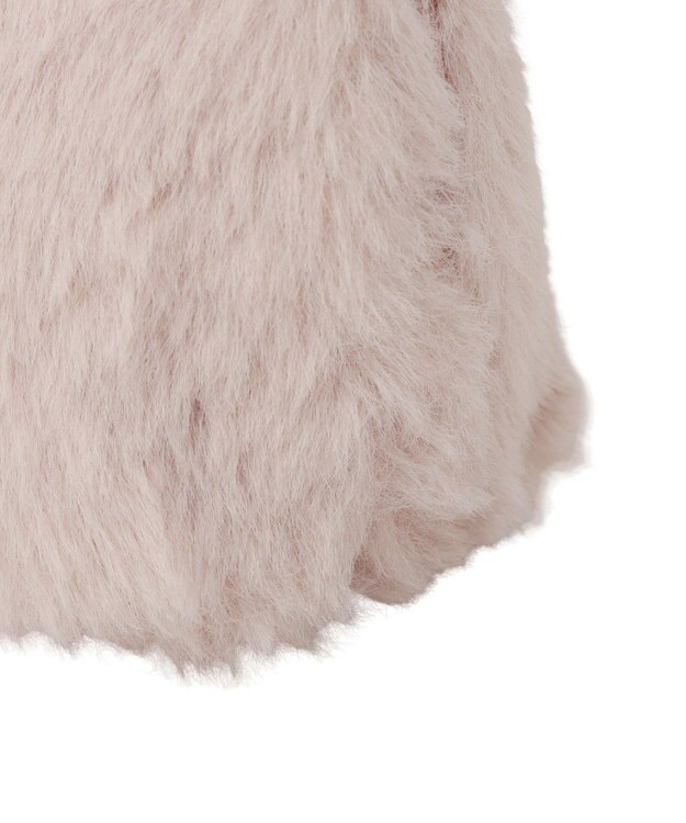 Maison de FLEUR イースターラビットフェイクファーポーチ Light Pink