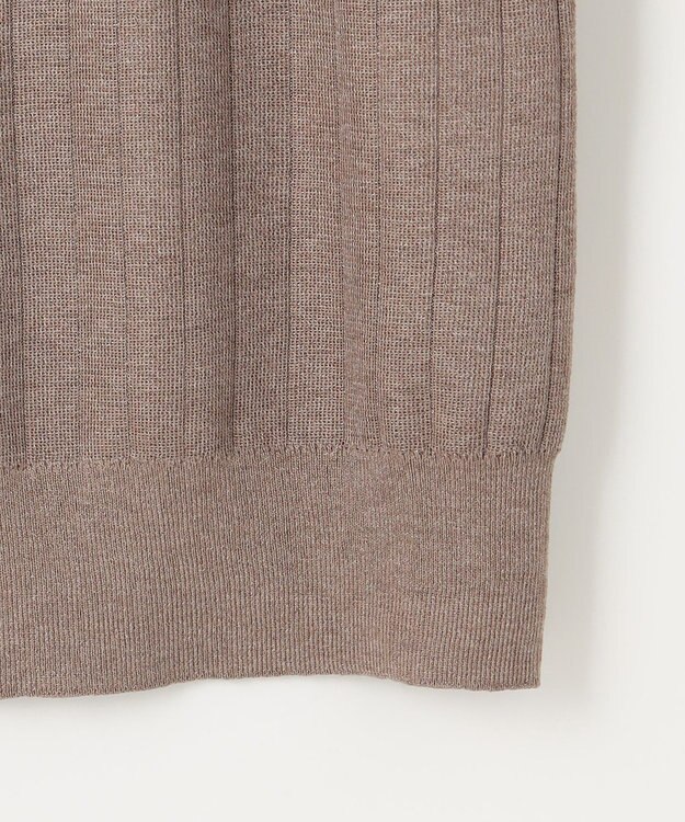 J.PRESS LADIES L 【WEB限定カラーあり・洗える】Vis/Peスパーク ストライプ ニット 【WEB限定カラー】モカ系