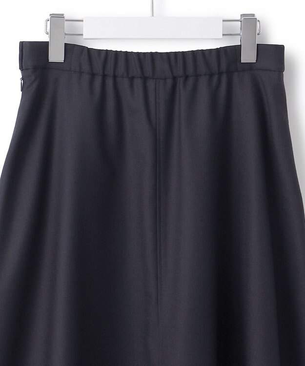 23区 【セットアップ対応】TWサキソニー フレア スカート ネイビー系