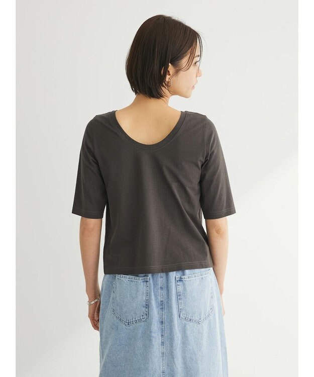 Green Parks ・ＳＵＧＡＲ　ＳＰＯＯＮ　２ｗａｙハーフスリーブＴＥＥ Charcoal Gray