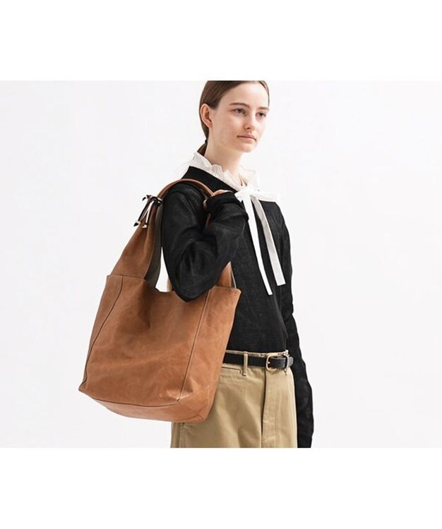 genten ピアット　大 ダークキャメル