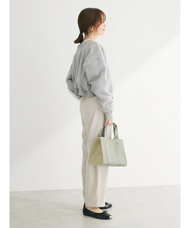 Green Parks ・ＥＬＥＮＣＡＲＥ　ＤＵＥ　２ｗａｙチュールレイヤーカーデ Gray