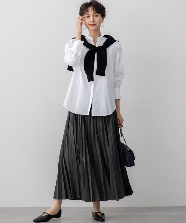 23区 【見上愛さん着用/VERY掲載】ウェービーカット パンプス ブラック系