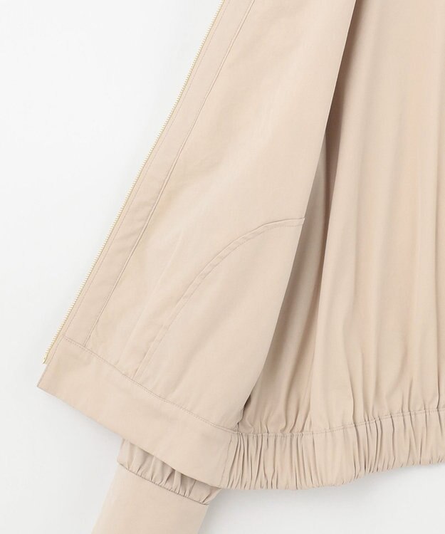 自由区 エンブロイダリー ブルゾン ベージュ系