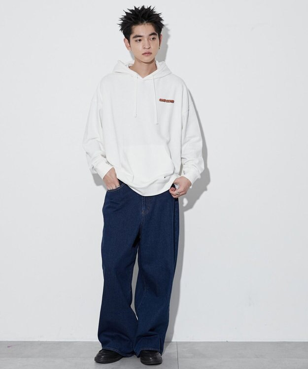 WEGO 【ユニセックス着用ITEM】別注NEW　JACKグラフィックプルパーカー ホワイト