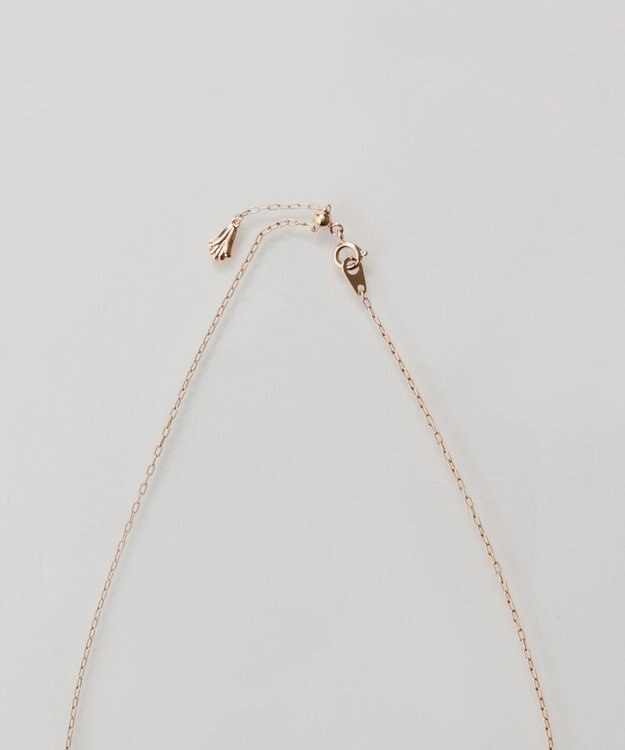 Phoebe 【金属アレルギー対応】ラディアンスビジューYラインネックレス　シャンパンゴールド シャンパンゴールド