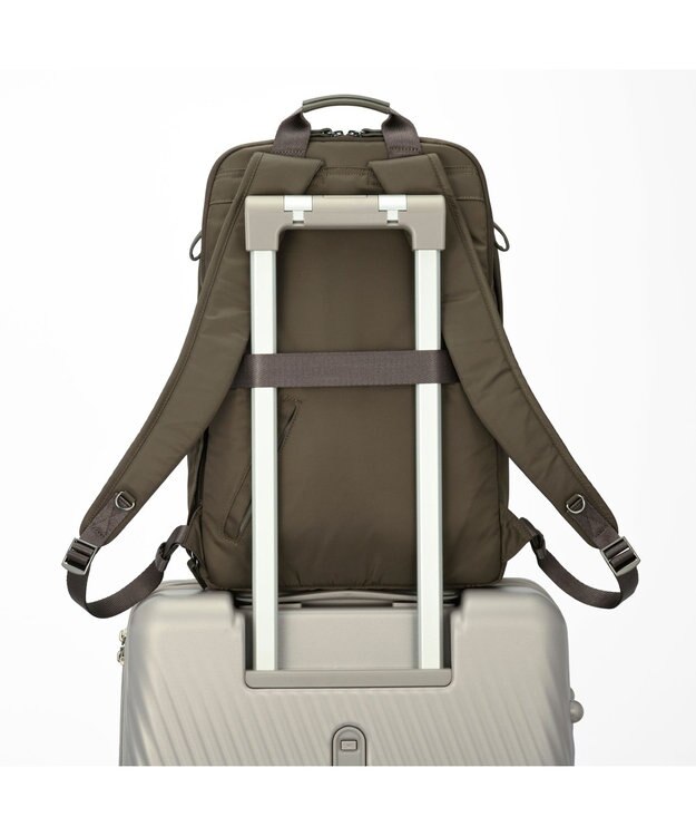 ACE BAGS & LUGGAGE W&.Day/Night ポッケス ハグリュック A4サイズ 14.0インチPC収納 20212 ダブルアンドデイナイト アッシュブラウン