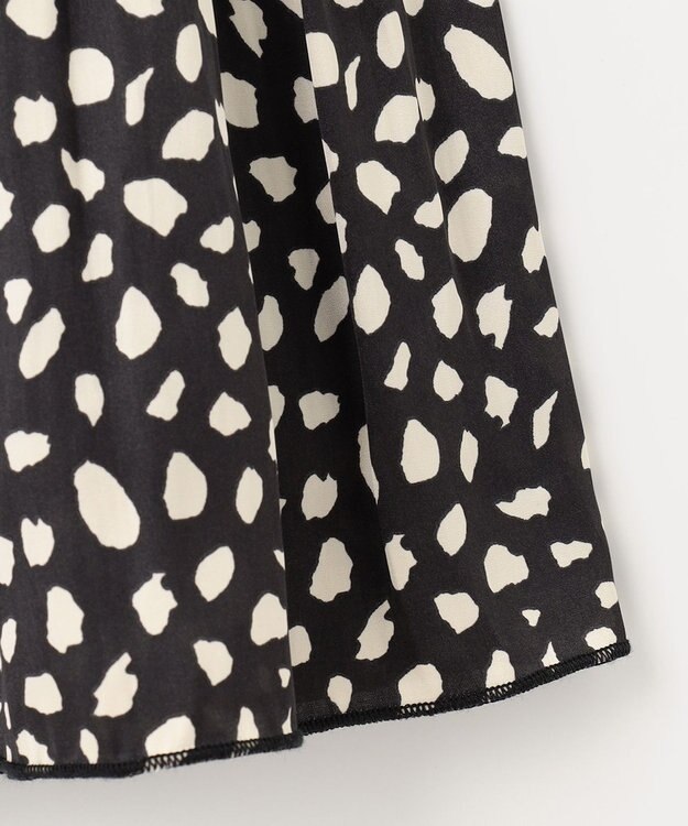 ANY KIDS レオパードスカート ブラック系