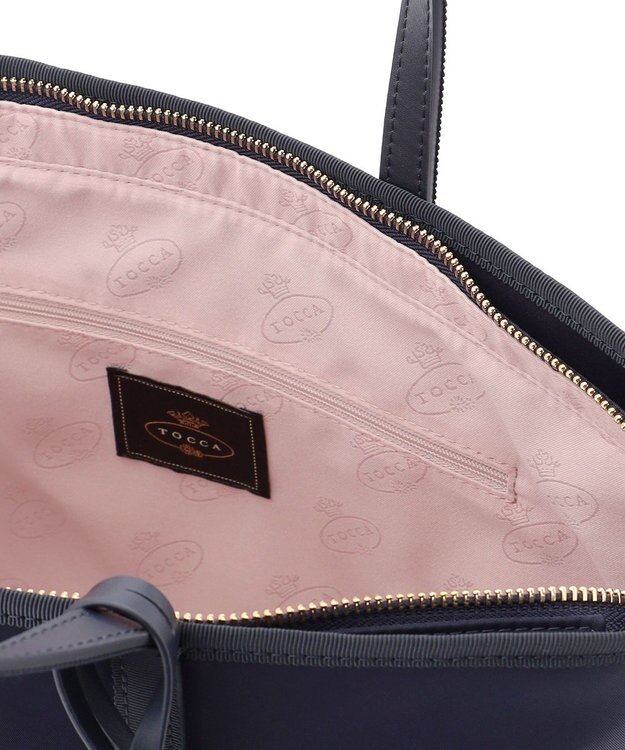 TOCCA  T-LETTERA NYLON BAG ナイロンバッグ【A4サイズ対応】 ネイビー系