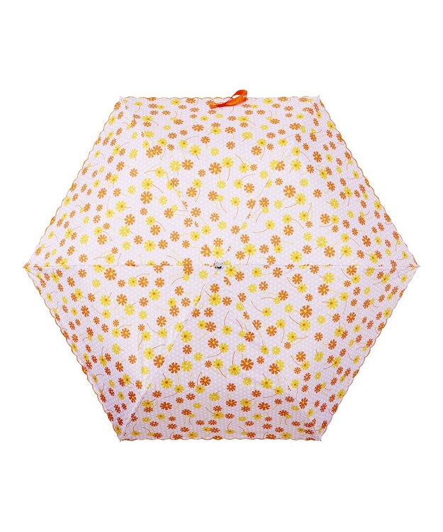 MOONBAT アデリアレトロ×estaa 晴雨兼用日傘 折りたたみ傘 アリス UV 一級遮光 オレンジ