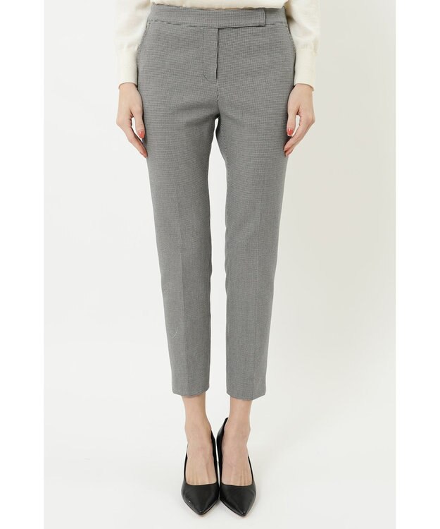 DAKS 裏起毛テーパードパンツ ブラック