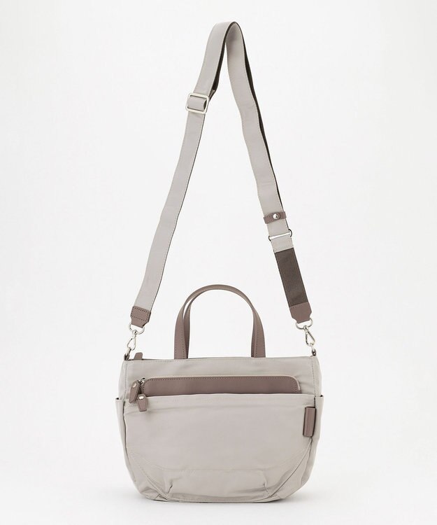 Y'SACCS ポリエステルツイル 2WAYトートバッグ グレージュ