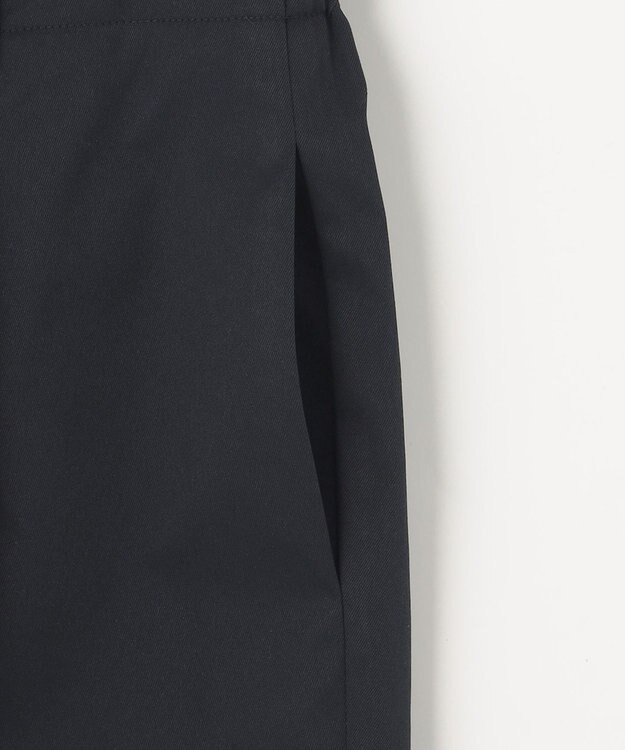 組曲 【ストレッチ・イージーケア】ハイウエストチノ パンツ ネイビー系