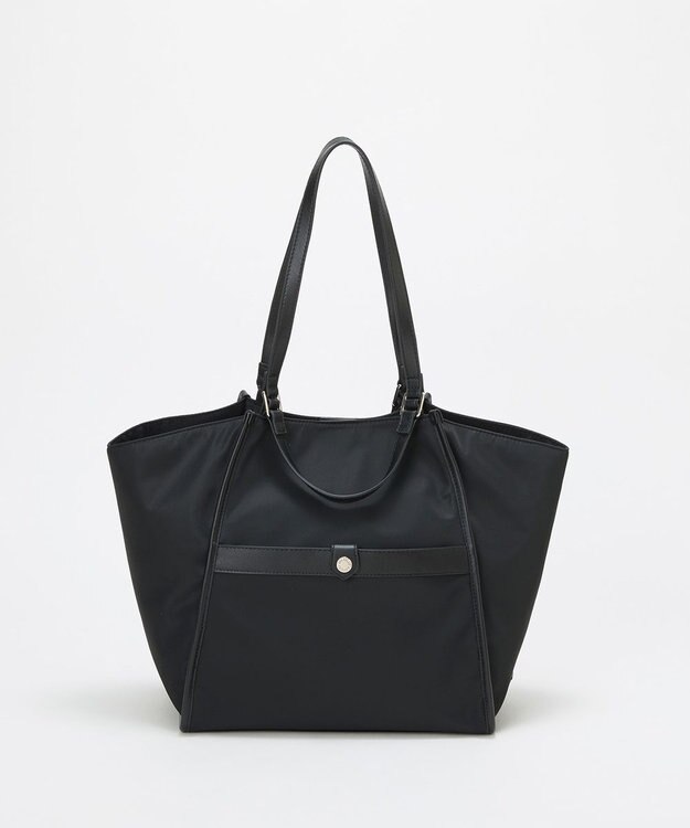 TOPKAPI 【TREASURE TOPKAPI】ナイロン 2way レザーハンドル トートバッグ ブラック