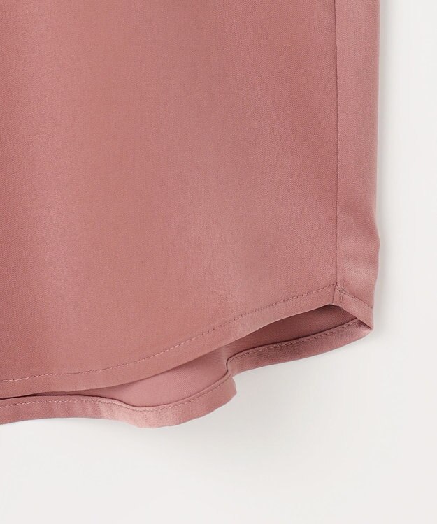 ANY SIS S 【洗える】4WAY半袖 ボウブラウス スモーキーピンク