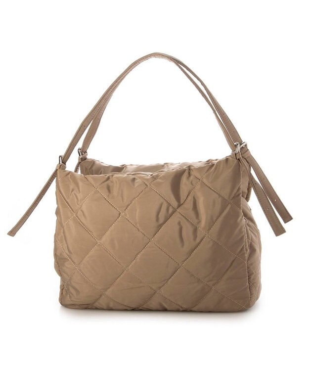 UNBILLION カシュカシュ cachecache / ナイロンキルティング2本手ホーボーバッグ ブラウン