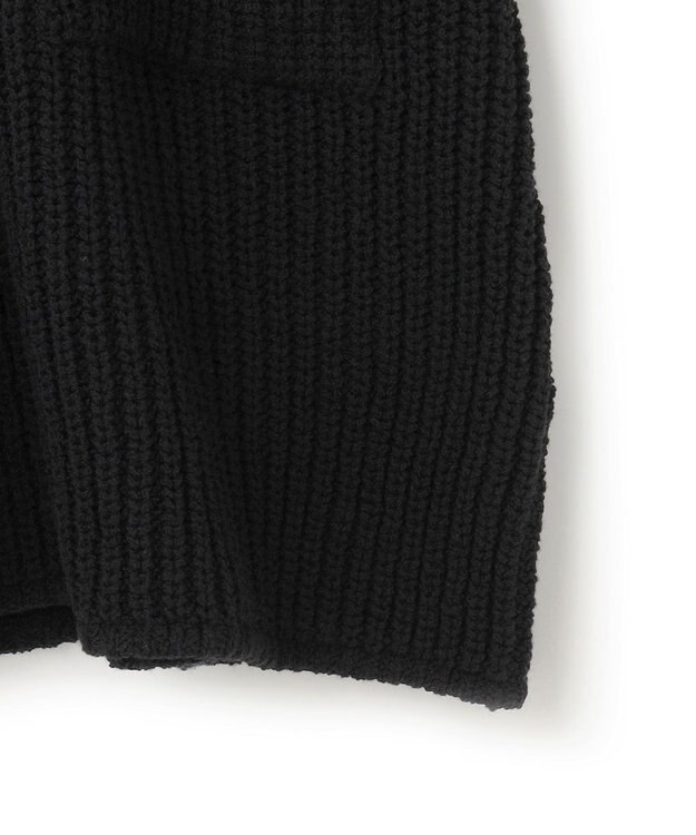 JOSEPH HOMME 【HIGH GRADE LINE】カベツイスト ニットコート ブラック系